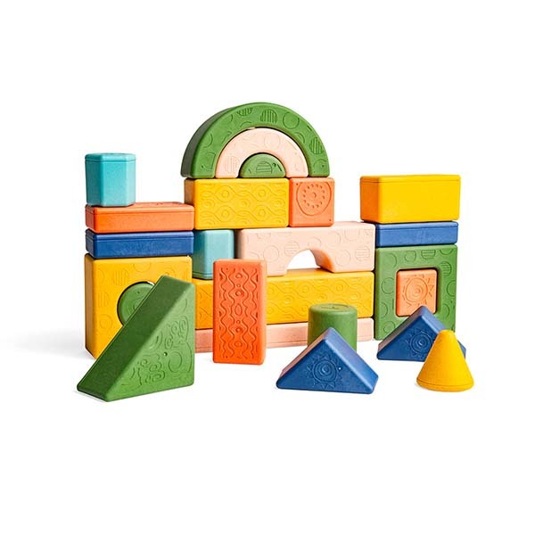 Tiger Tribe 24 Rattle & Stack Blocks Deluxe Pack