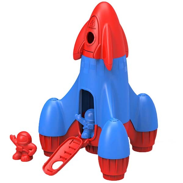 Green Toys Rocket Toy - Blue/ Red