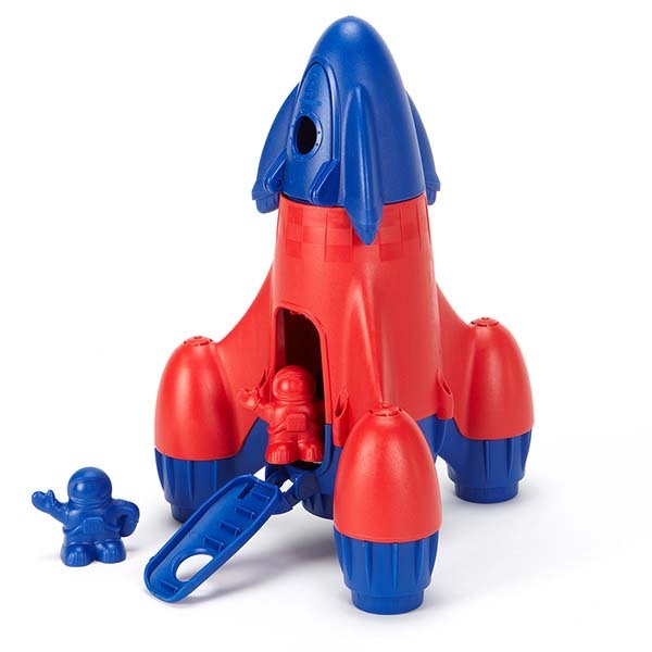 Green Toys Rocket Toy - Red/ Blue