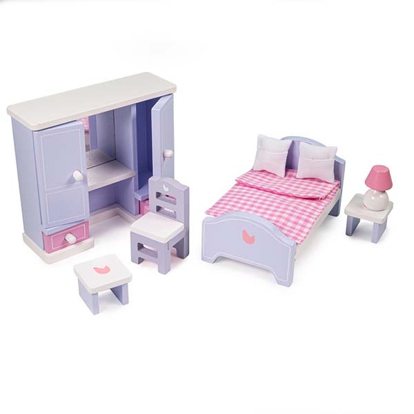 Tidlo Dolls House Bedroom Furniture Set