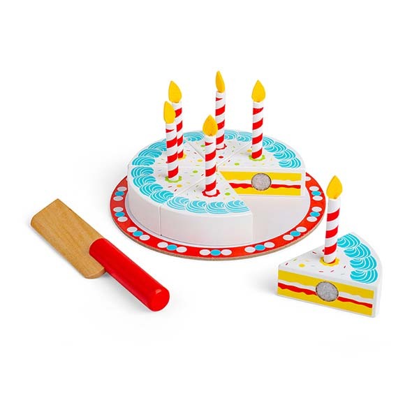 Bigjigs Toys Wooden Birthday Cake Toy