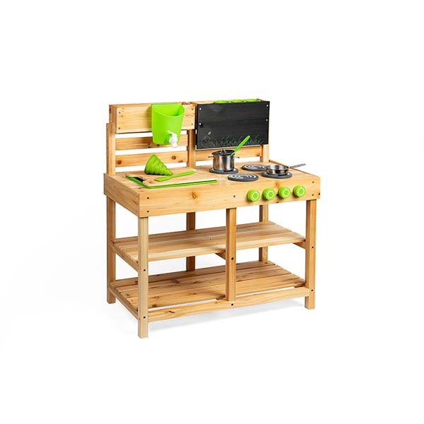 Bigjigs Toys Wooden Outdoor Mud Kitchen