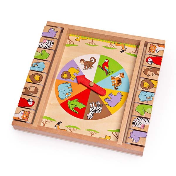 Bigjigs Toys Animal Shut The Box Game