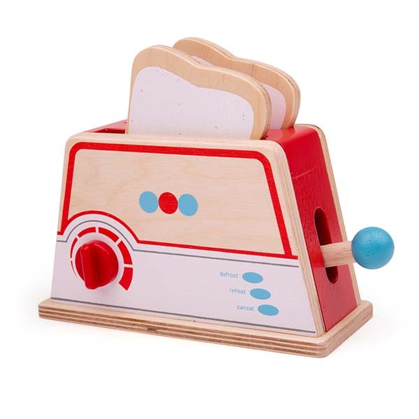 Bigjigs Toys Wooden Toaster Toy