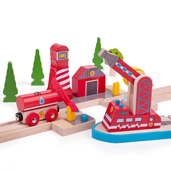 Bigjigs Rail Fire Sea Rescue