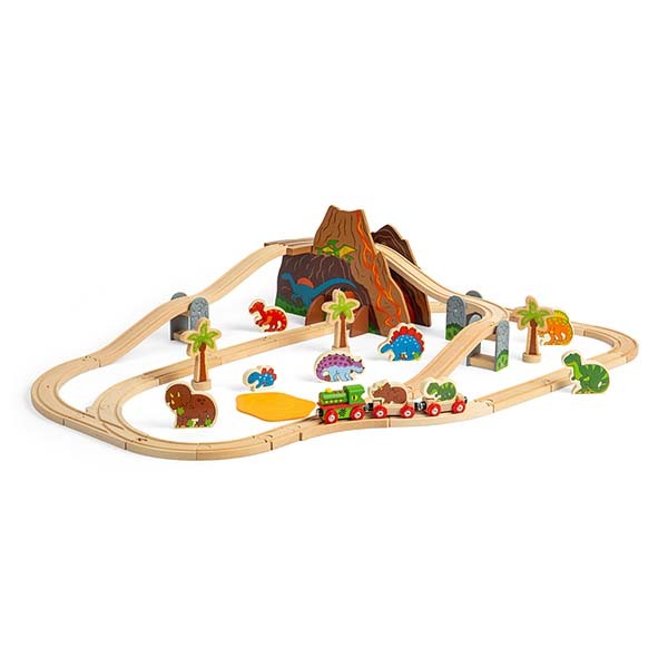 Bigjigs Rail Dinosaur Train Set