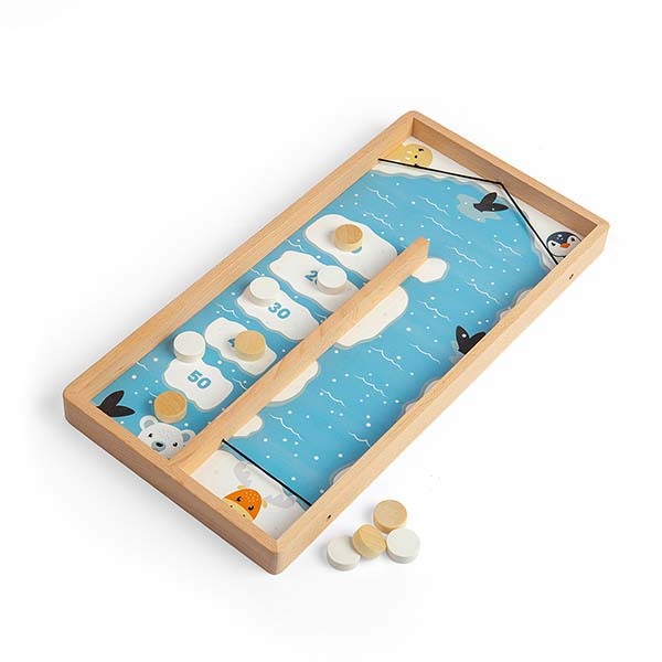 Bigjigs Toys Wooden Ice Puck Game