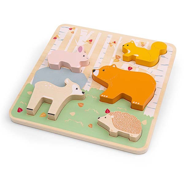 Bigjigs Toys Woodland Chunky Puzzle