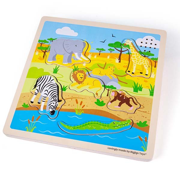 Bigjigs Toys Safari Sound Puzzle