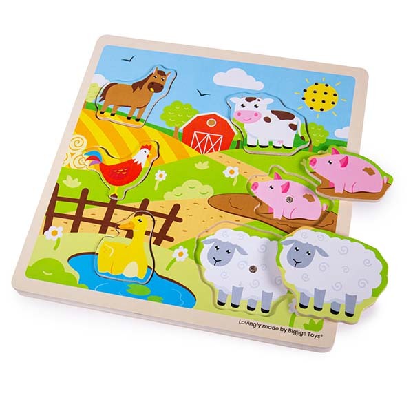 Bigjigs Toys Farm Sounds Puzzle