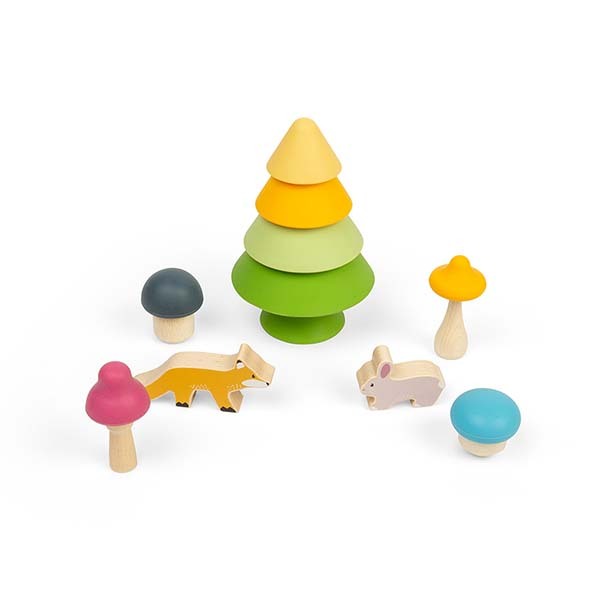 Bigjigs Toys Wooden Forest Friends Playset