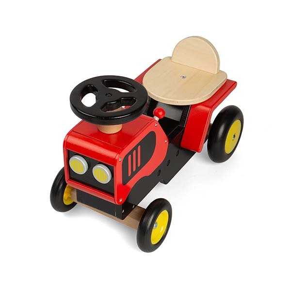 Bigjigs Toys Wooden Ride on Tractor