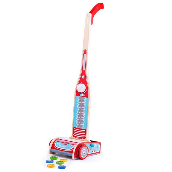 Bigjigs Toys Wooden Upright Vacuum