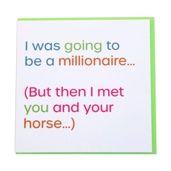 Gubblecote Millionaire Wordy Card