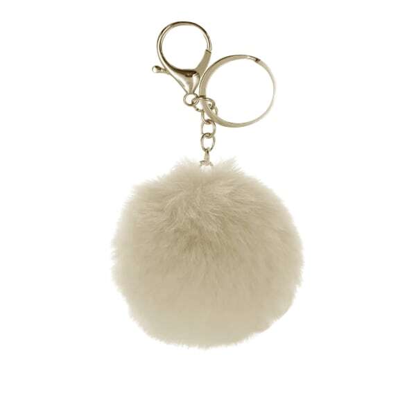 Hy Faux Fur Pom Pom Keyring