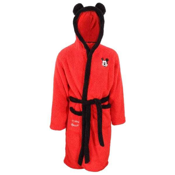 Disney Adult Mickey Mouse Logo Dressing Gown (L-XL)