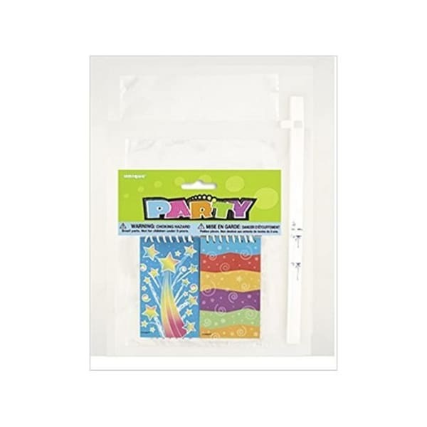 Unique Party Mini Wirebound Notebook (Pack of 6)