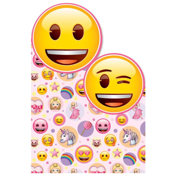 Emoji Unicorn And Rainbow Card