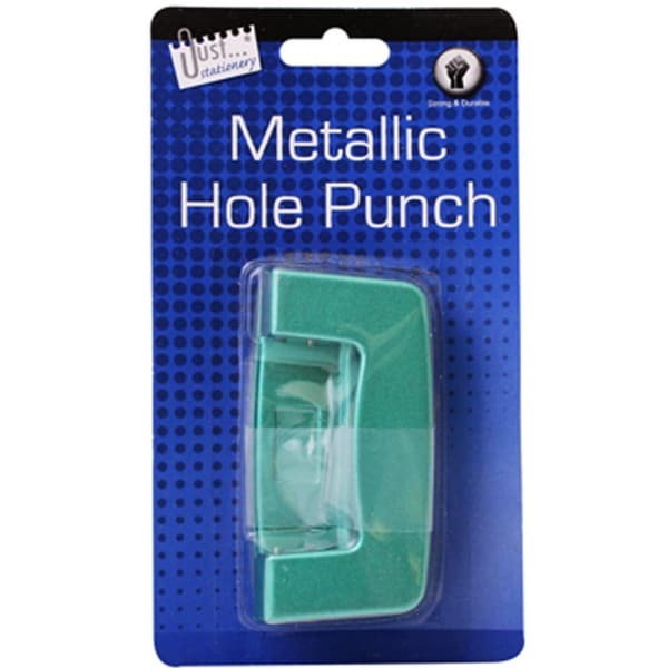 Just Stationery Metallic 2 Hole Punch