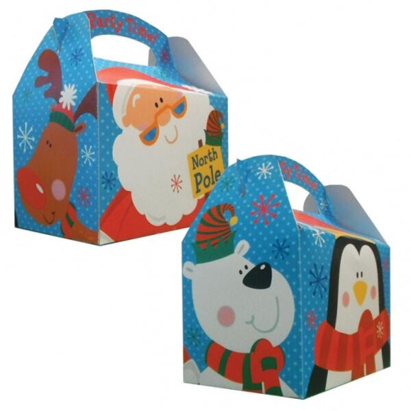 Amscan Penguin & Santa Christmas Gift Boxes (Pack of 6)