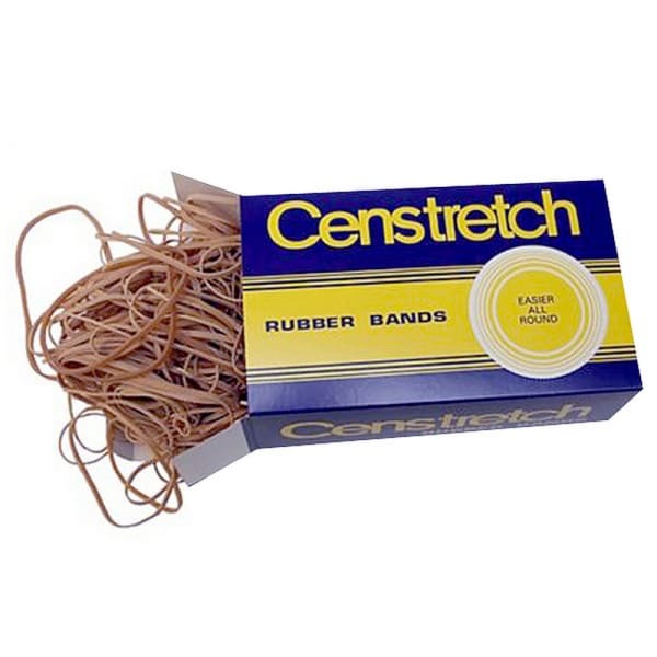 Censtretch Rubber/Elastic Bands 454g Box (Size 28)