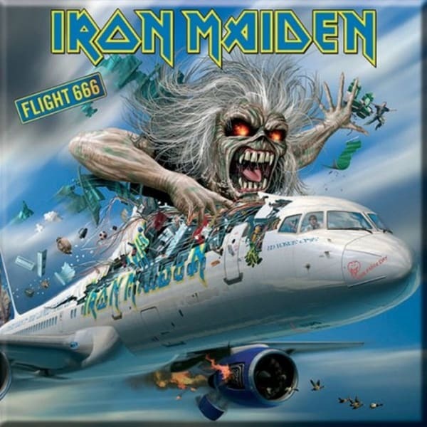 Iron Maiden Flight 666 Postcard