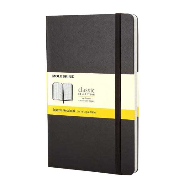 Moleskine Classic PK Hard Cover Squared Notebook