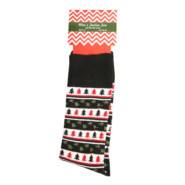 Festive Fun Mens Novelty Socks (UK 6-11 (EUR 39-45))