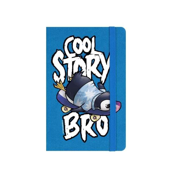 Psycho Penguin Cool Story Bro A6 Hard Cover Notebook