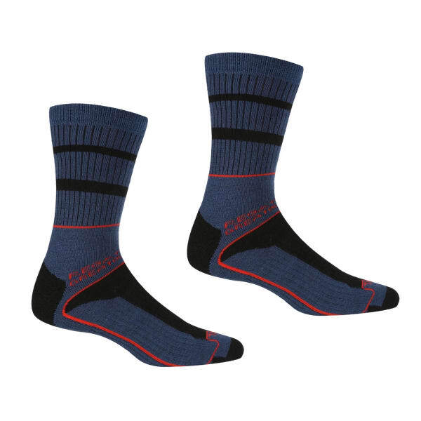 Regatta Mens Samaris 3 Season Socks (Pack of 2) (6-8)