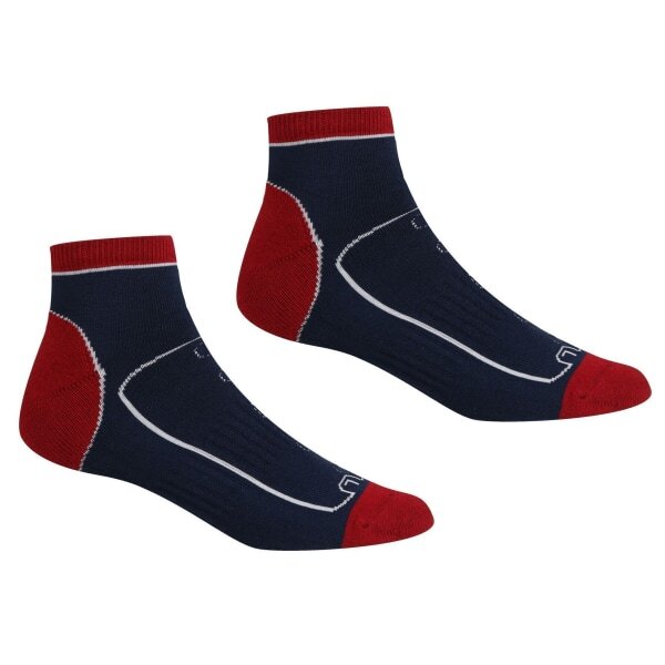 Regatta Mens Samaris Trail Ankle Socks (Pack of 2) (9-12)