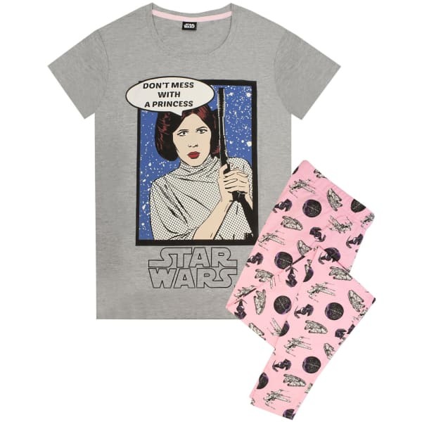 Star Wars Womens Princess Leia Pyjama Set (L)