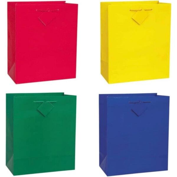 Unique Party Plain Paper Gift Bag (Pack of 4)