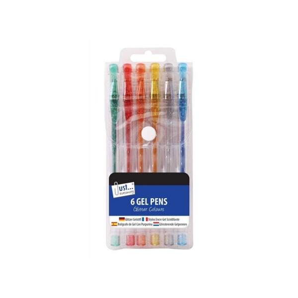 Just Stationery Gel Pen (Pack of 6)