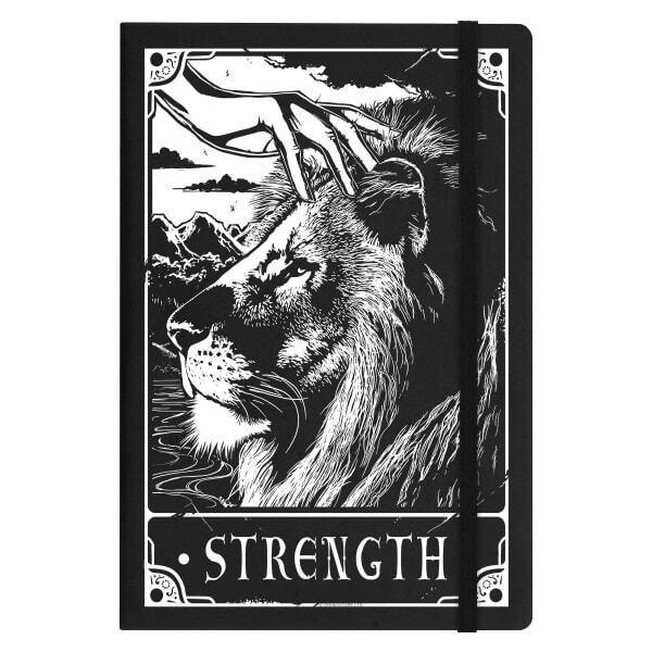 Deadly Tarot Strength A5 Hard Cover Notebook