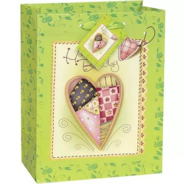 Unique Party Patchwork Birthday Gift Bag (M)