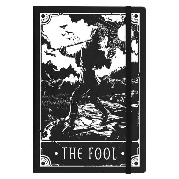 Deadly Tarot The Fool A5 Hard Cover Notebook