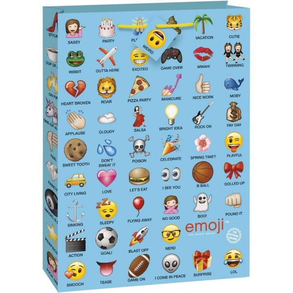 Unique Party Emoji Jumbo Gift Bag