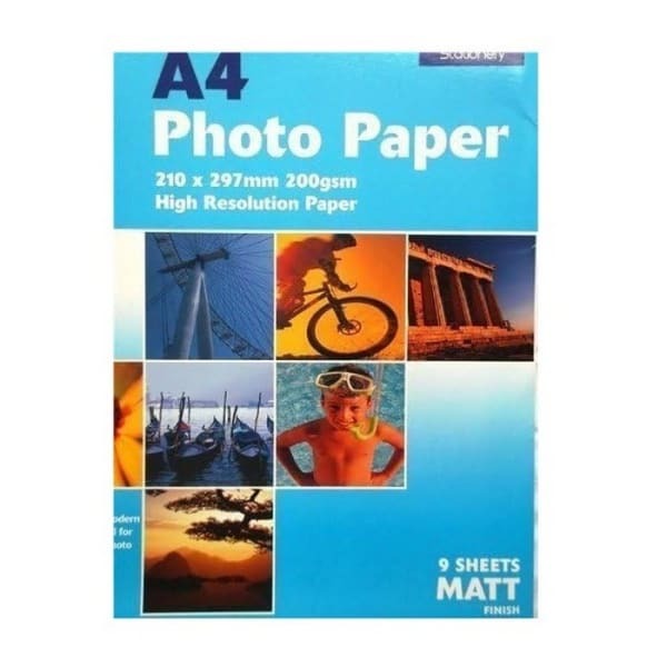 Anker Matte A4 Photo Film (Pack of 9)