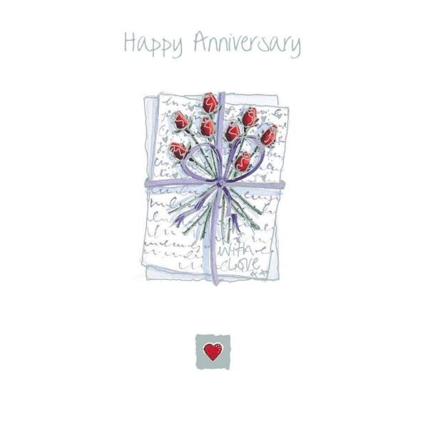 Roses Anniversary Card