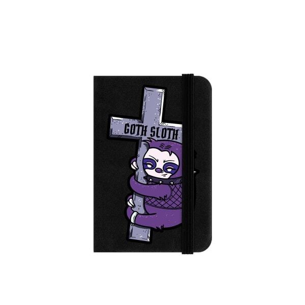 Grindstore Goth Sloth Mini Notebook