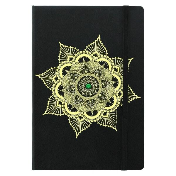 Grindstore Emerald Mandala A5 Hard Cover Notebook