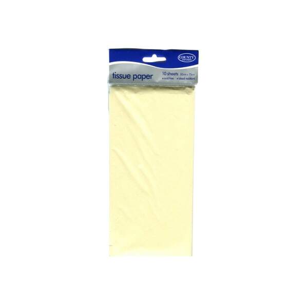 County Stationery Plain Tissue Paper (Pack of 10)