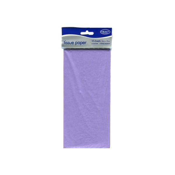 County Stationery Plain Tissue Paper (Pack of 10)