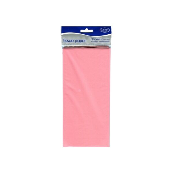 County Stationery Plain Tissue Paper (Pack of 10)