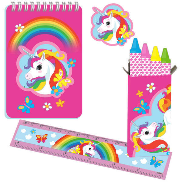 Amscan Unicorn Stationery Pack (Pack Of 5)