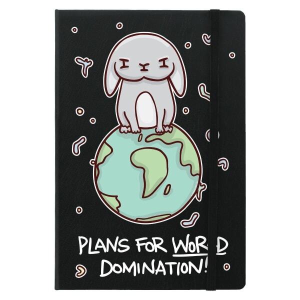 Grindstore Plans For World Domination A5 Notepad