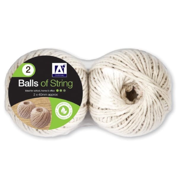 Anker Cotton Ball Of String (Pack of 2)