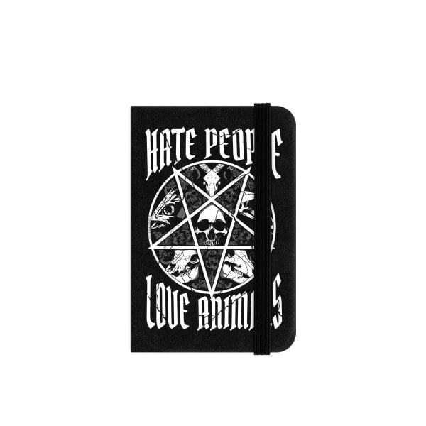 Grindstore Hate People Love Animals Mini Notebook