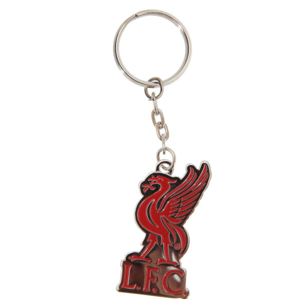 Liverpool FC Official Metal Football Crest Keyring